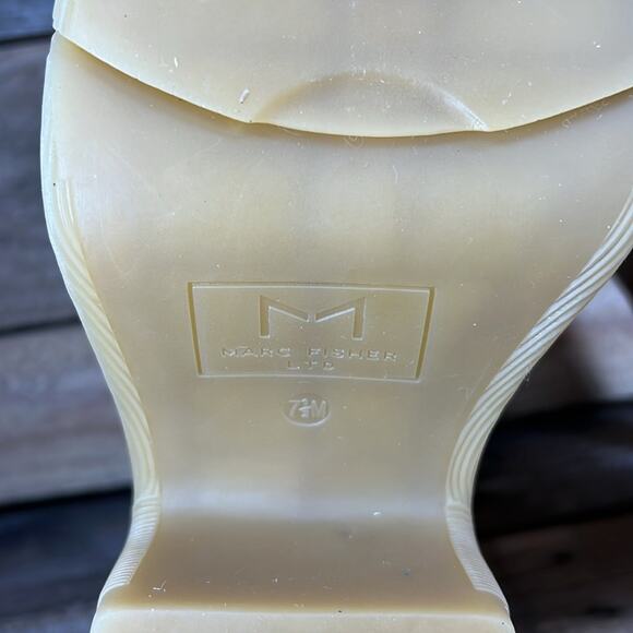 Marc Fisher Fredy Women's Leather Booties - Cognac - 7.5 - New without box - Picture 8 of 8